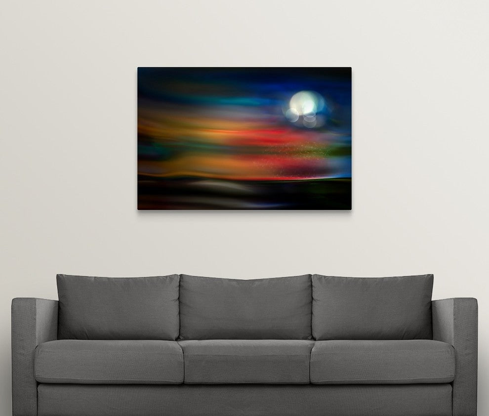"Flock" Wrapped Canvas Art Print, 48"x32"x1.5"