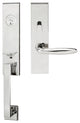 Summer Lever, Mortise Entry Handleset, Right Hand, Polished Stainless Steel