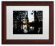 Nicole Dietz 'Sunset Through The Trees' Matted Art, Wood Frame, White, 14x11