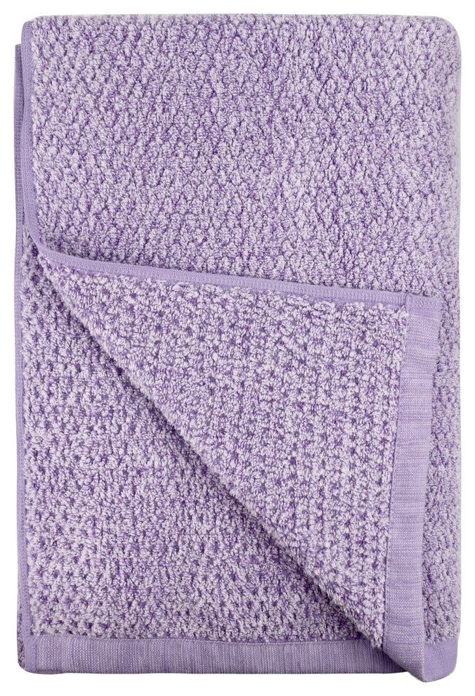 Everplush Diamond Jacquard Bath Sheet, Lavender