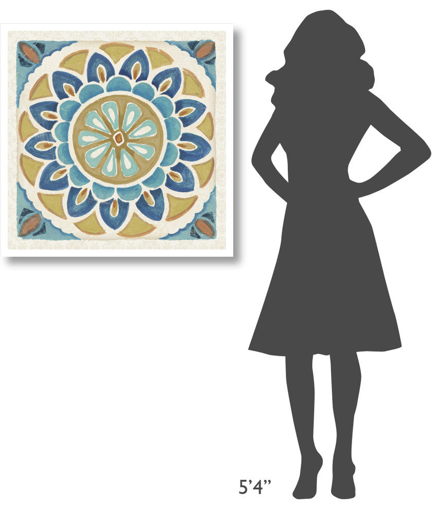 "Love Tales X" Digital Paper Print by Daphne Brissonnet, 32"x32"