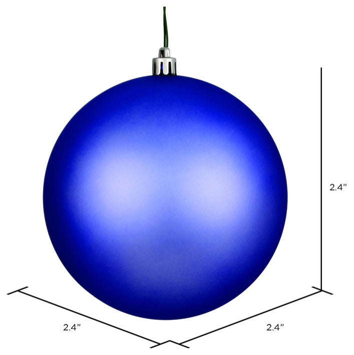 Vickerman 2.4" Periwinkle Matte Ball UV, 24/Bag