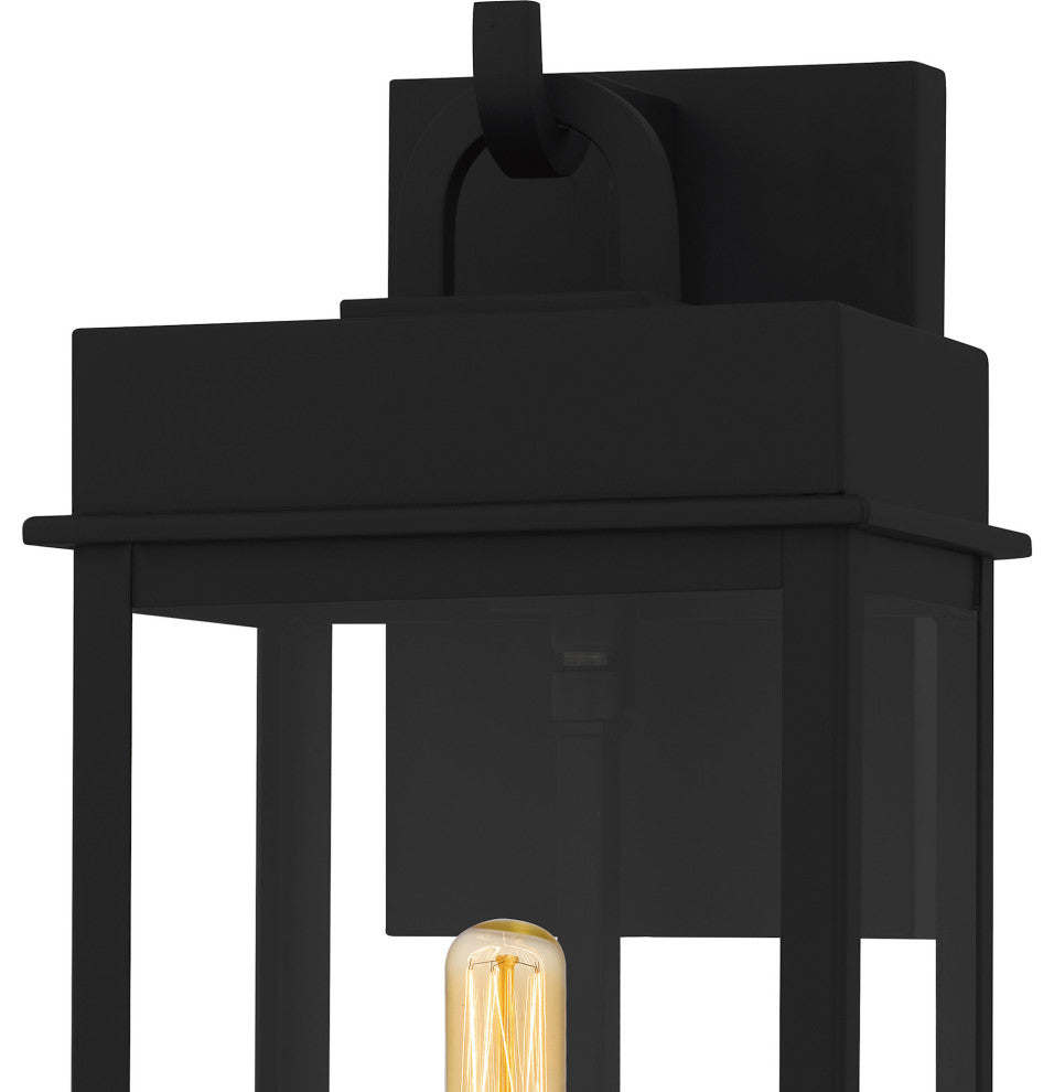 Quoizel CAM8407 Carmen 13" Tall Outdoor Wall Sconce - Matte Black