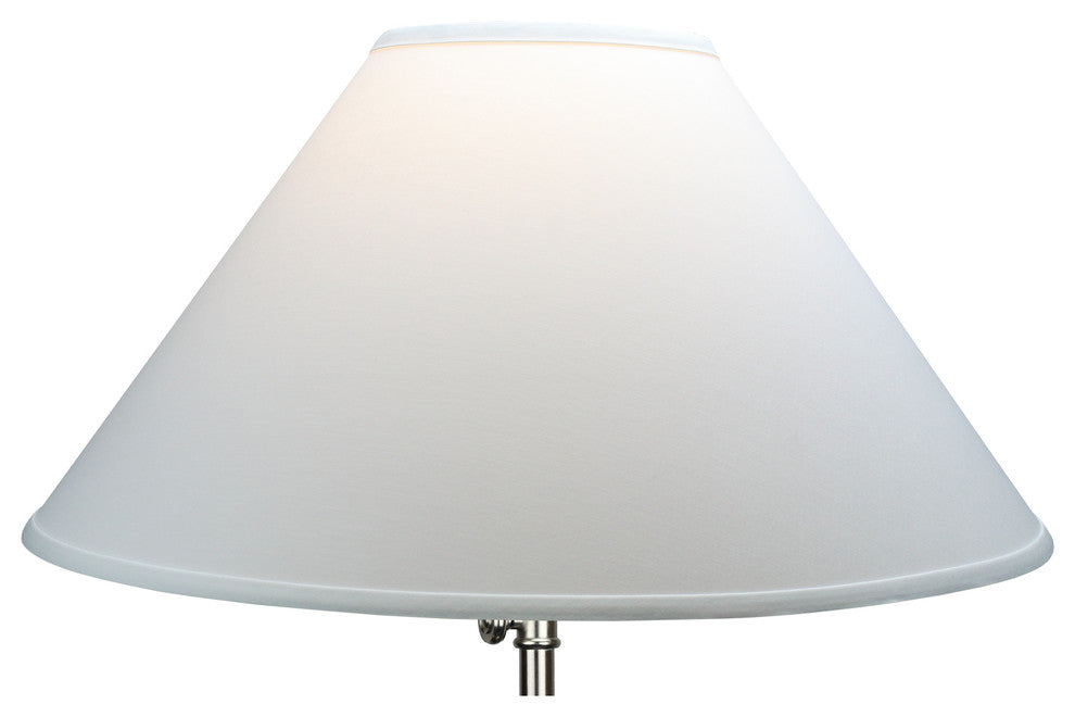 Fenchel Shades, 7"x22"x13" Spider Attachment Empire Lamp Shade, Linen