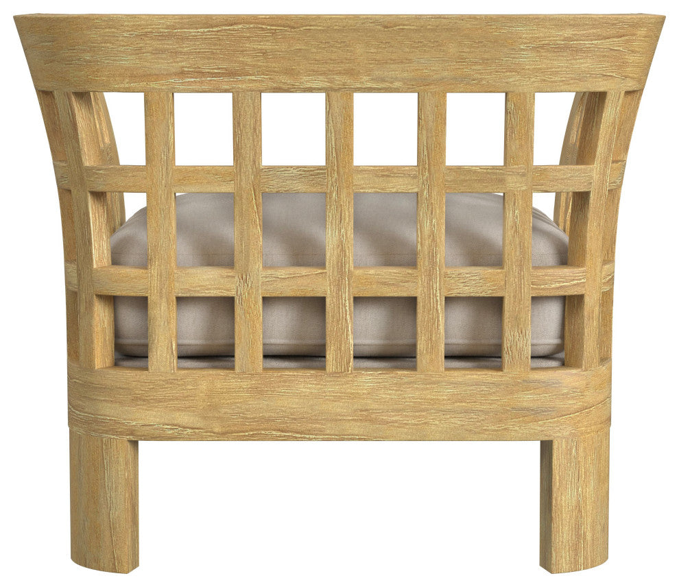 Monhegan Teak Outdoor Lounge Chair