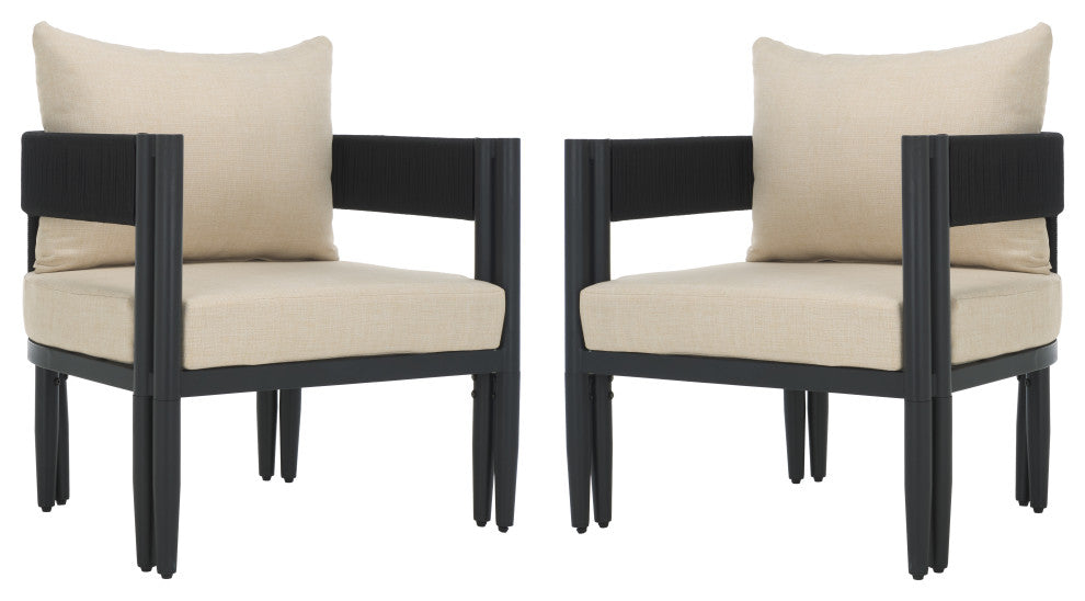 Safavieh Indoor-Outdoor Viola Chair, Set of 2