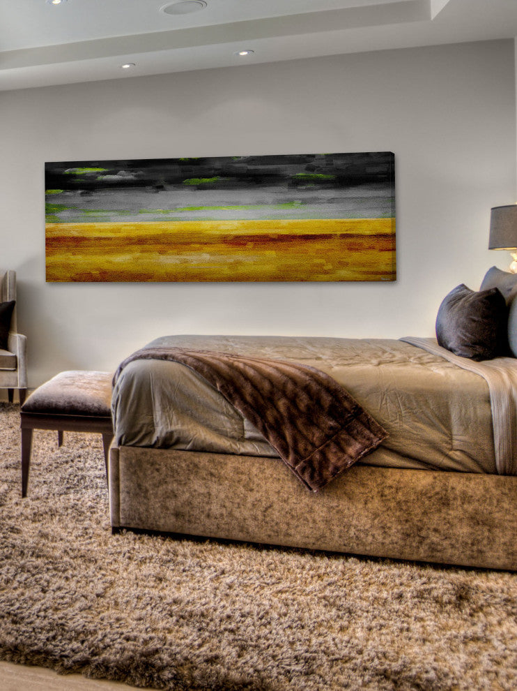 "The Desert at Night" Print on Canvas, 45"x15"