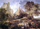 Nicolas Poussin Landscape with Polyphemus Premium Canvas Print
