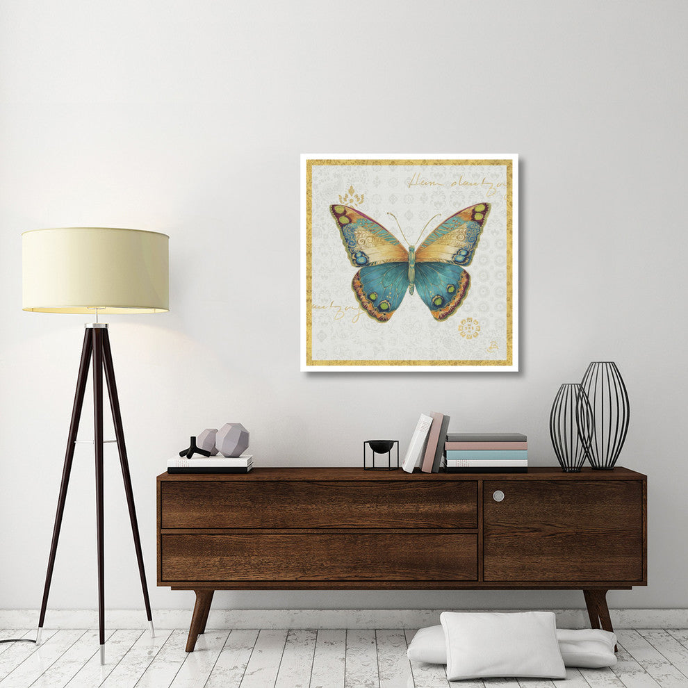 "Bohemian Wings Butterfly VIA" Digital Paper Print by Daphne Brissonnet, 38"x38"