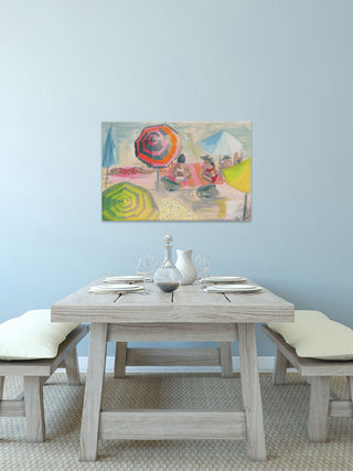 "Relaxation" Painting Print on Wrapped Canvas, 60"x40"