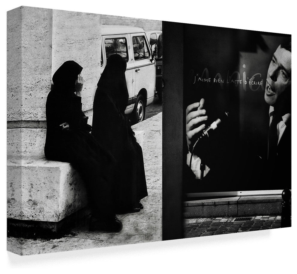 Yvette Depaepe 'Jaime Lacte Dacrire' Canvas Art, 19"x12"