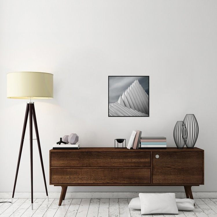 "Agtama" Framed Canvas Giclee by Gilbert Claes, 23x23"