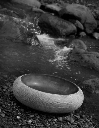 Fiji Stone Sink, Black