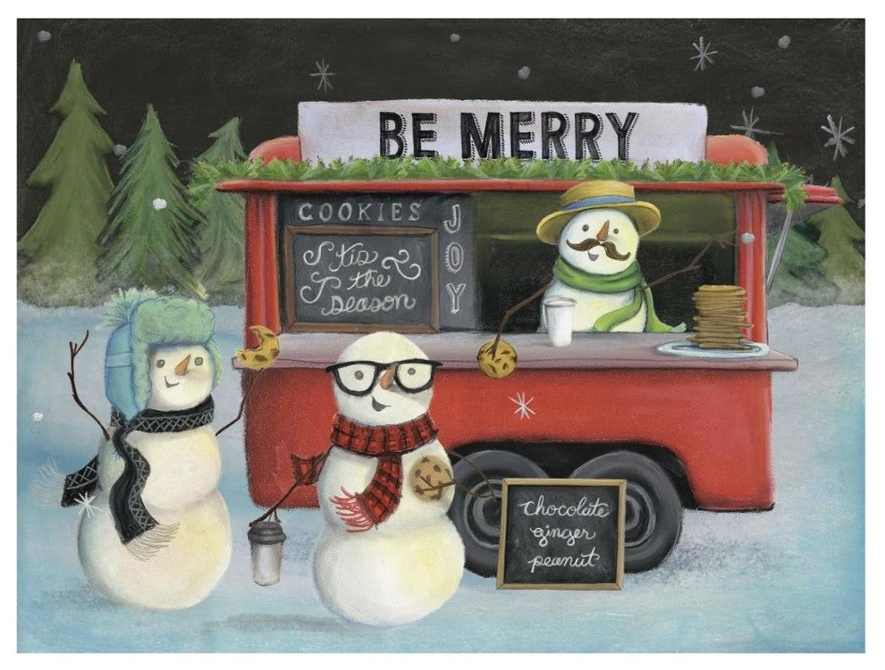 "Christmas on Wheels III" Digital Paper Print by Mary Urban, 42"x32"