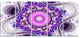 Strange Flower with Wavy Curves, Floral Canvas Art Print, 60"x28", 5 Panels