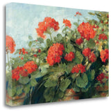"Geranium Wave" By Carol Rowan,Ready to Hang Giclee Print on Gallery Wrap Canvas