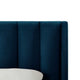 Loft Lyfe Eliyahu Bed Upholstered, Navy Velvet Queen