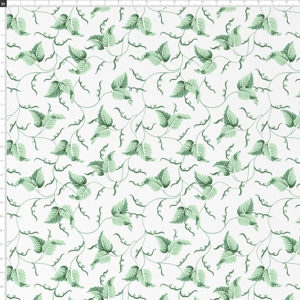 Red from Scalamandre Claremont Dining Chair, Ivy Scroll Sage