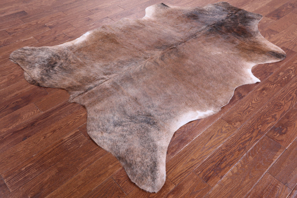 Natural Cowhide Rug 7' 0" X 5' 4" C2204