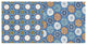 "Hex Tiles" Digital Paper Print by Kathrine Lovell, 74"x38"