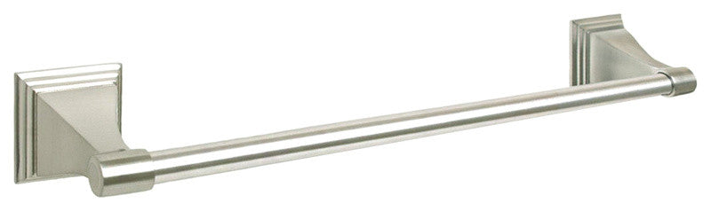 eBuilderDirect Bathroom Accessories, Satin Nickel, 18" Towel Bar