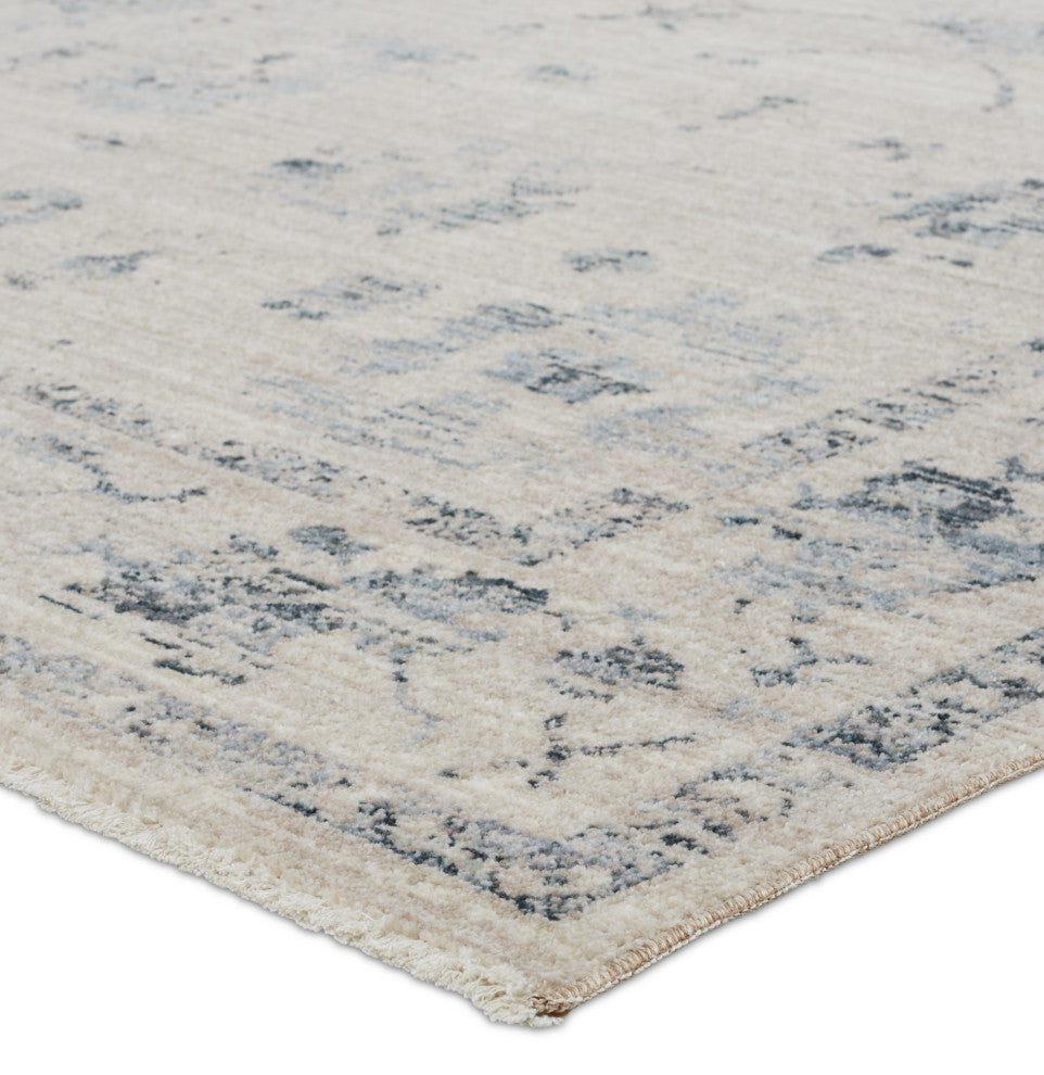 Vibe by Jaipur Living Adelaide Floral Blue/ Gray Area Rug 5'X7'6"