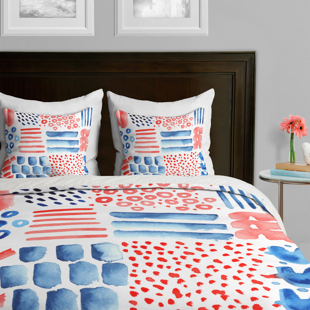 Deny Designs Kerri Satava Sand And Shore Duvet Cover-Lightweight