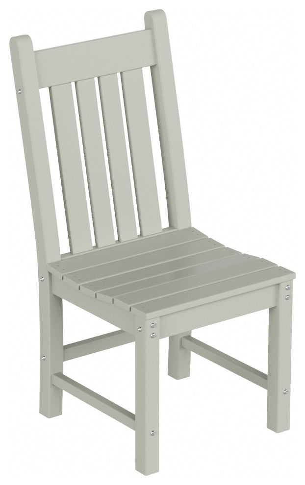 WestinTrends Outdoor Patio Poly Lumber Dining Chair, Fade UV Water Resistant, Sand