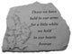 Botanical Garden Accent Stone, "Those We Have Held"