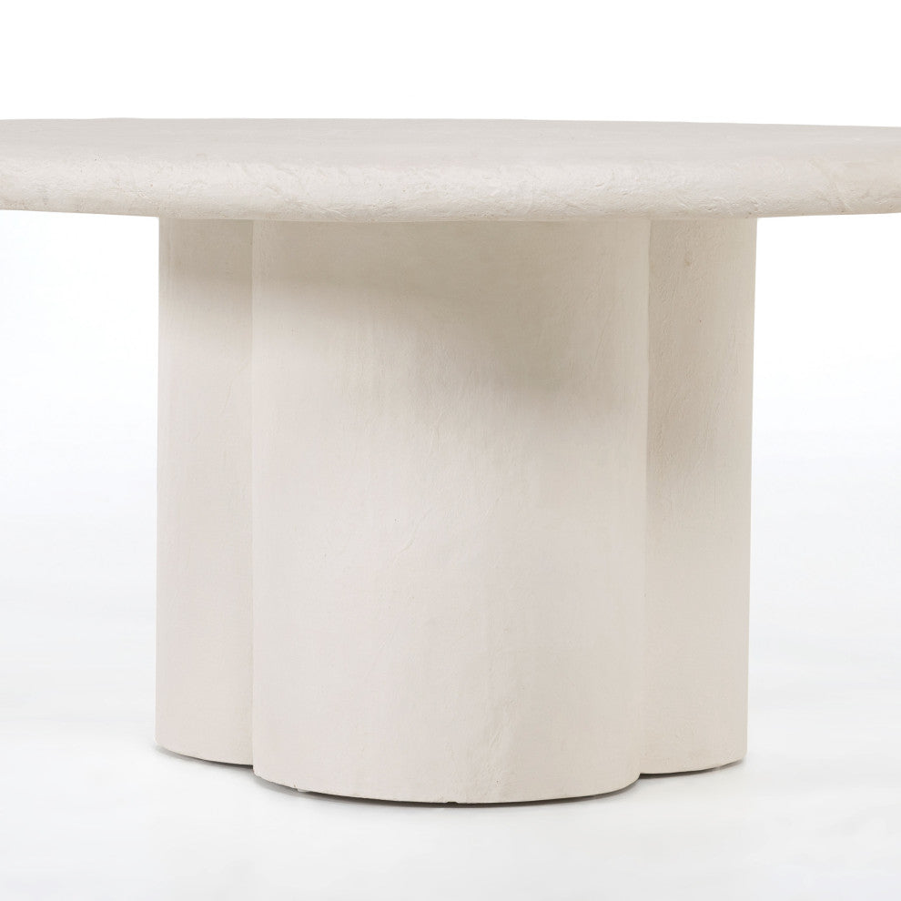 Grano Dining Table-Plaster Molded Concte