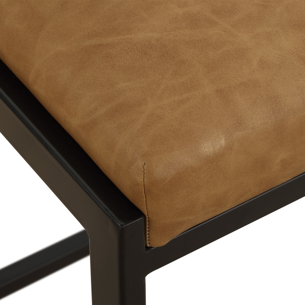 Uttermost - 23446 - Counter Stool - Atticus - Satin Black