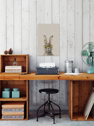 "The Hairdresser" Painting Print, Wrapped Canvas, 8"x12"