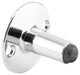 Door Stop, 2" Projection, Zamak, Cast Construction, Chrome Plated