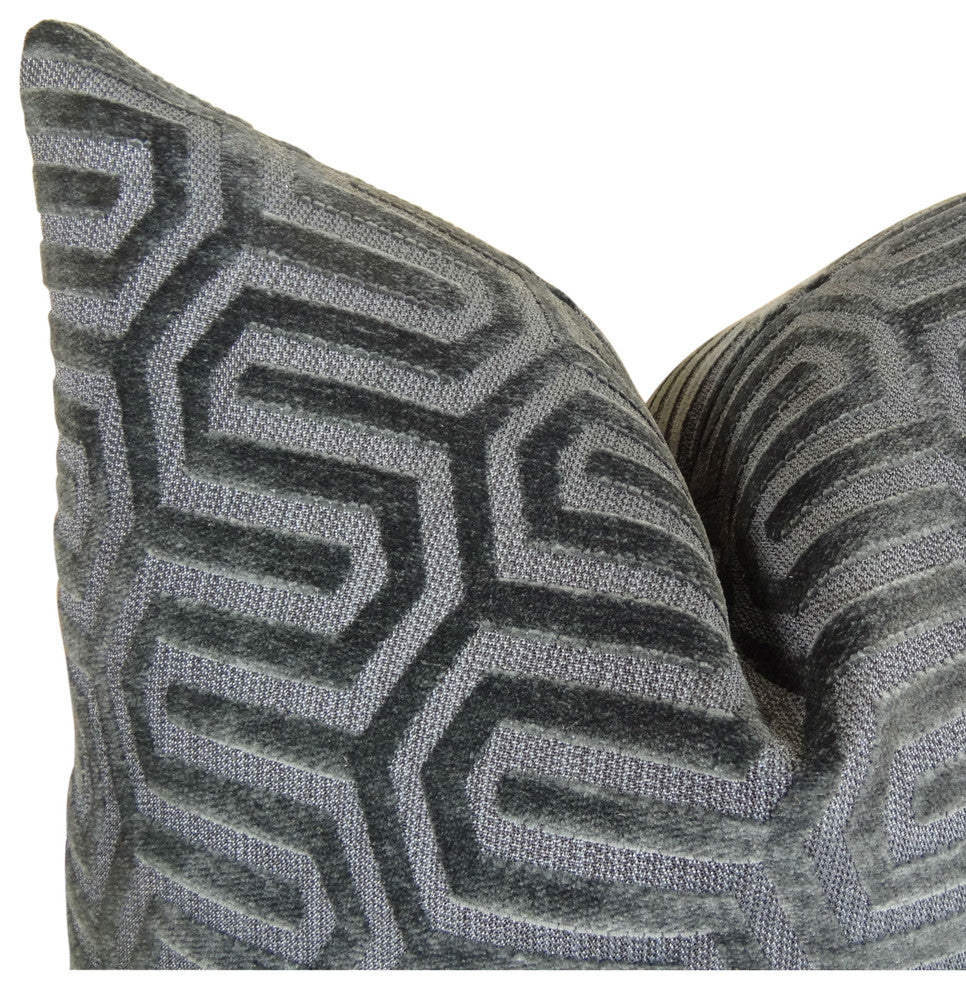 Plutus High Path Handmade Throw Pillow, Double Sided 20"x26"