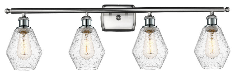 Innovations 516-4W-SN-G654-6-LED 4-Light Bath Vanity Light, Brushed Satin Nickel