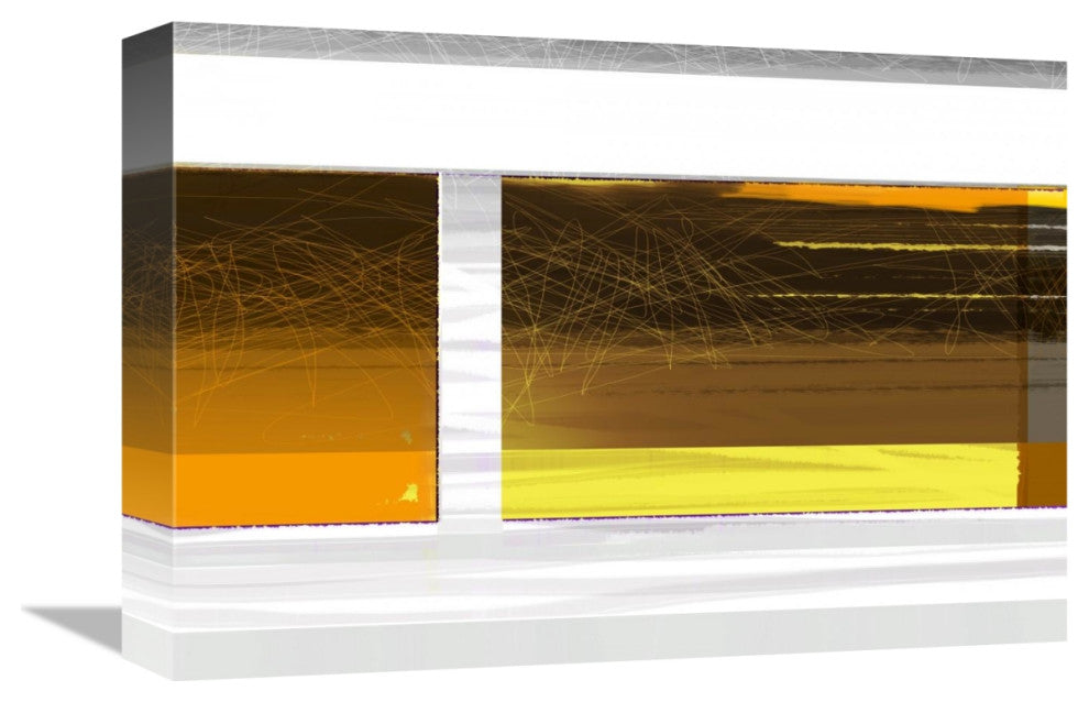 "Abstract Brown Yellow" Fine Art Print
