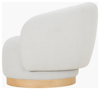 Galey Alix x Livabliss Finlayson GALS-001 Chair,29"H x 35"W x 34"D, Beige Base