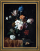 Nicolaes Van Veerendael Flower StillLife Framed Premium Canvas Print, 18"x24"