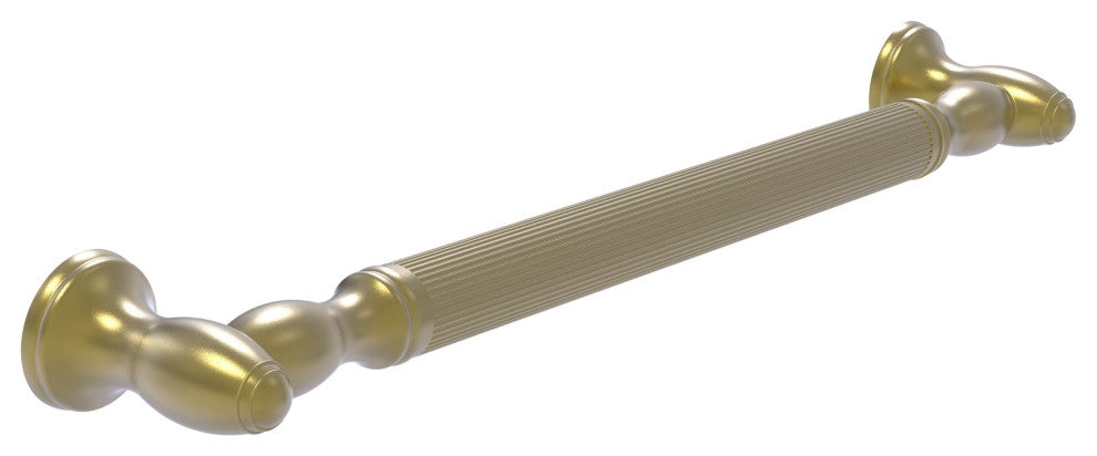 16" Grab Bar Reeded, Satin Brass