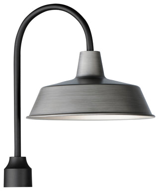 Maxim 35010 Pier M 20" Tall Post Light - Weathered Zinc / Black