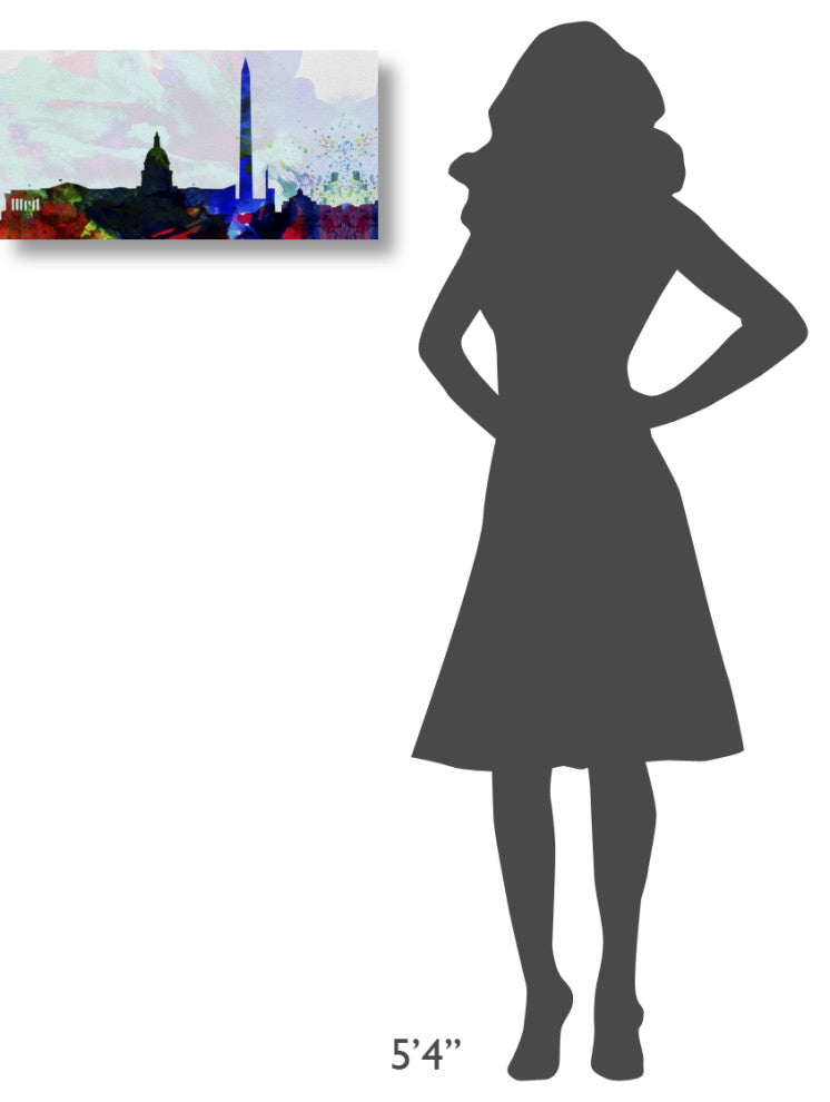"Washington DC City Skyline 2" Fine Art Print