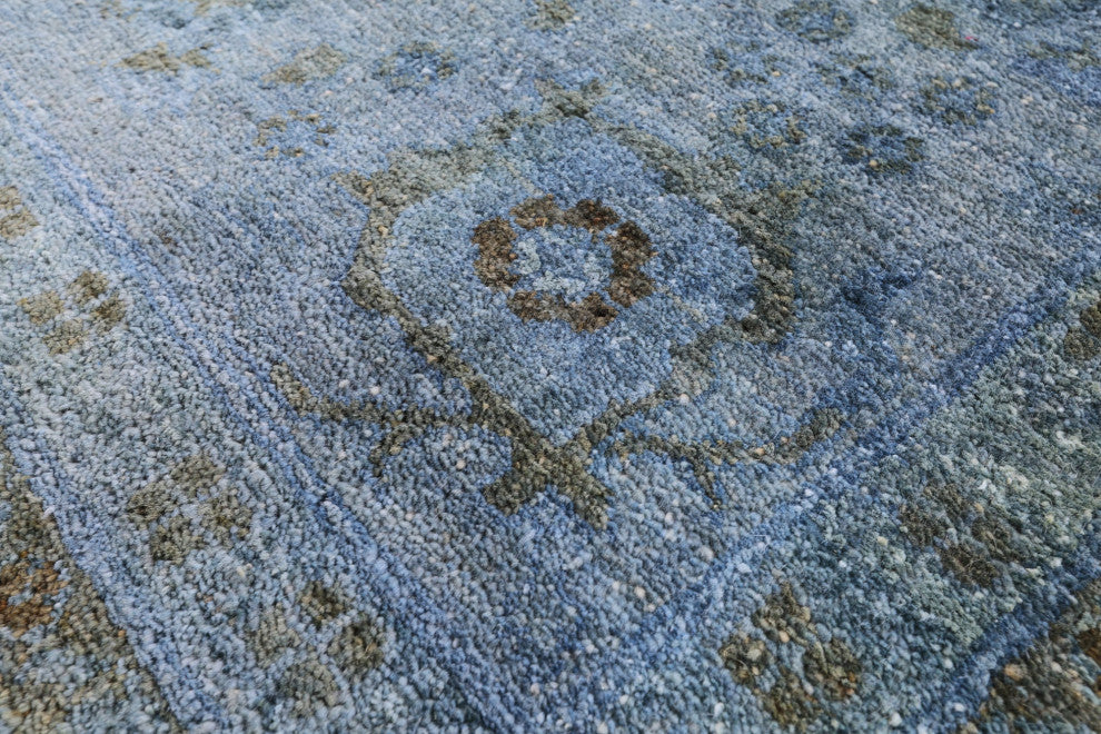 Overdyed Full Pile Handmade Wool Rug 8' 4" X 10' 1" - PR2395