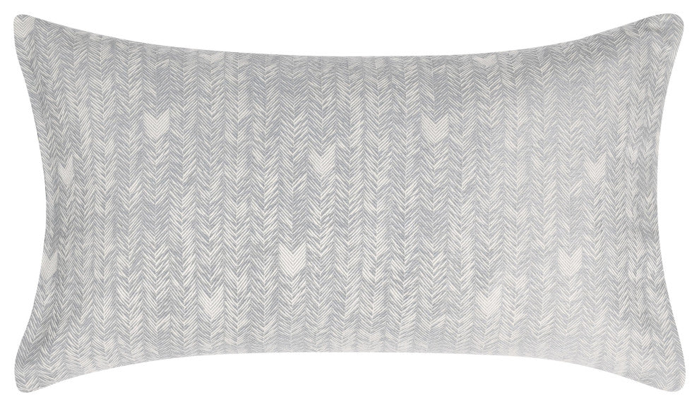 Lana 100% Cotton Embroidered Sham by Kosas Home, Gray, King Sham