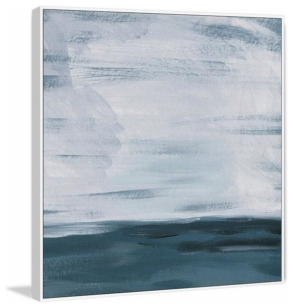 "See Beyond" Floater Framed Painting Print on Canvas, 16"x16"