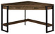 Contemporary Corner Desk, Large Drawer & Lower Open Shelf, Reclaimed Wood