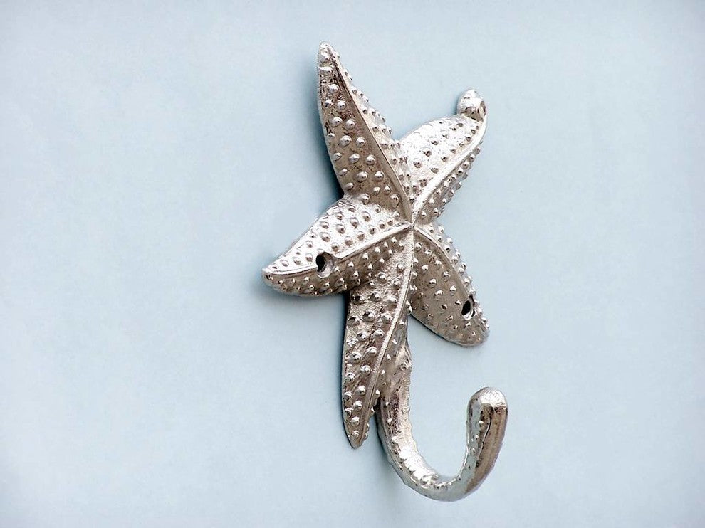 Chrome Starfish Hook 5"