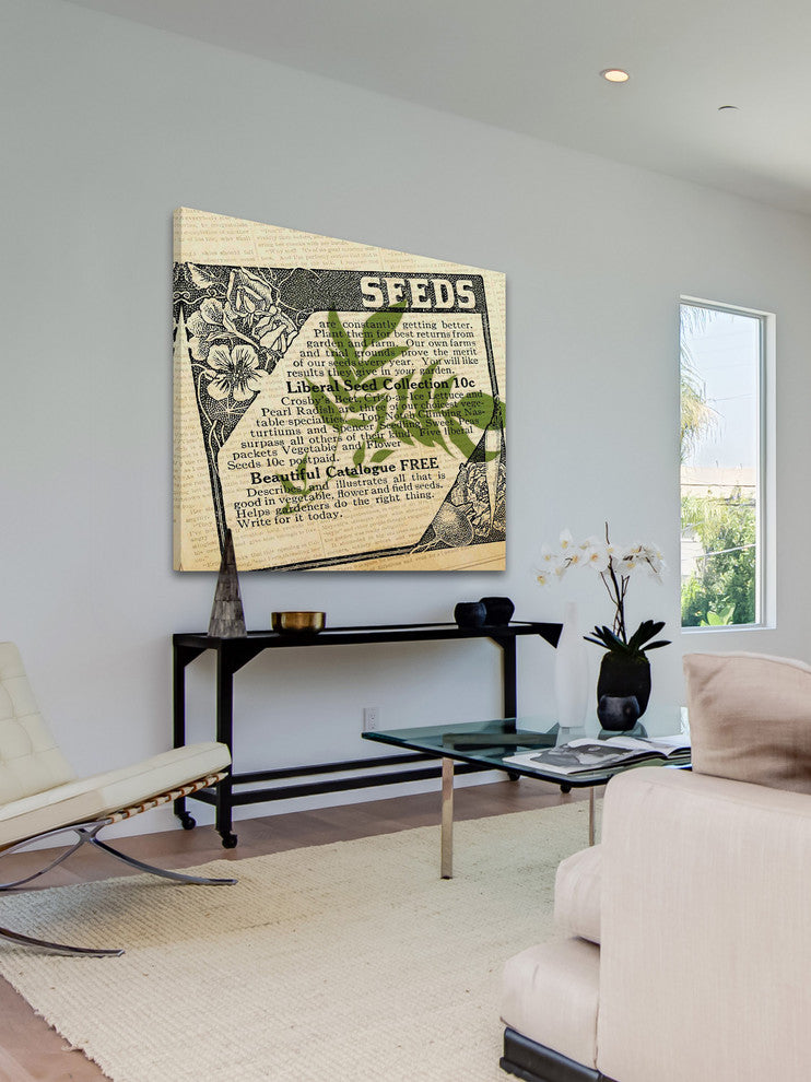 "Going Green 5" Painting Print on Canvas