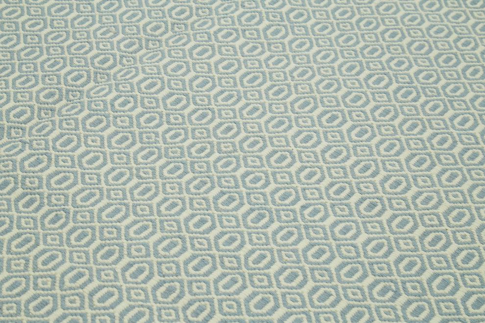 Rug N Carpet - Handwoven Modern Design 8' 1'' x 10' 0'' Wool Unique Kilim Rug