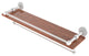 Waverly Place 22" Wood Shelf with Gallery Rail and Towel Bar, Matte White