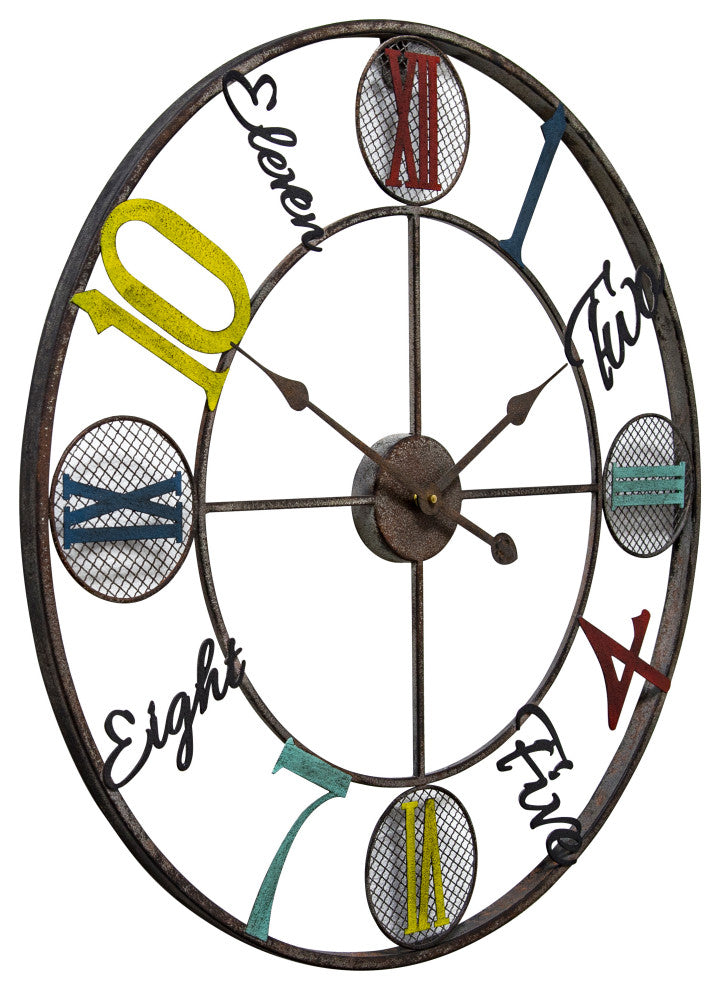 Whimsical Design Wall Clock
